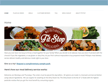 Tablet Screenshot of fitstopdelivers.com